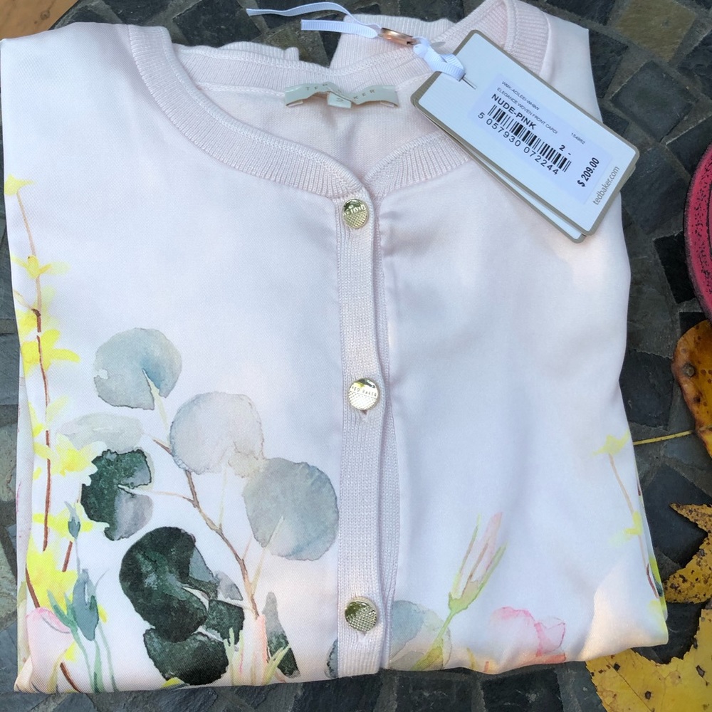 Ted Baker Acileei cardigan. Size 2. NWT.